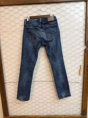 Denim & Supply Ralph Lauren Mens 30/32 Slim Blue Distressed Jeans
